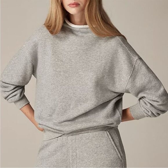 J. Crew Heritage Terry Rollneck Sweatshirt. Size XXL. - Picture 1 of 12